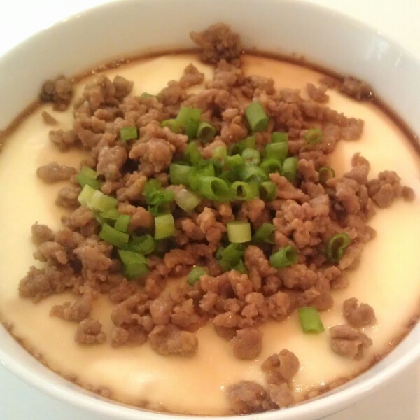 肉沫豆腐蛋羹