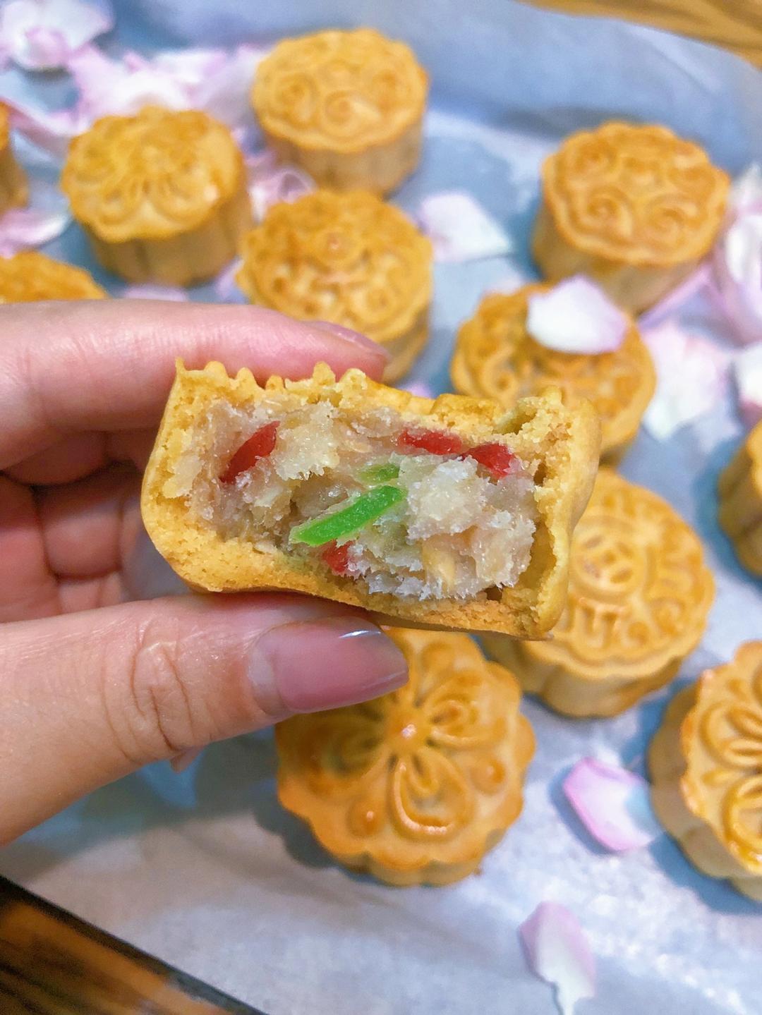 【零失败经典五仁月饼图片】我是喜宝呀_下厨房