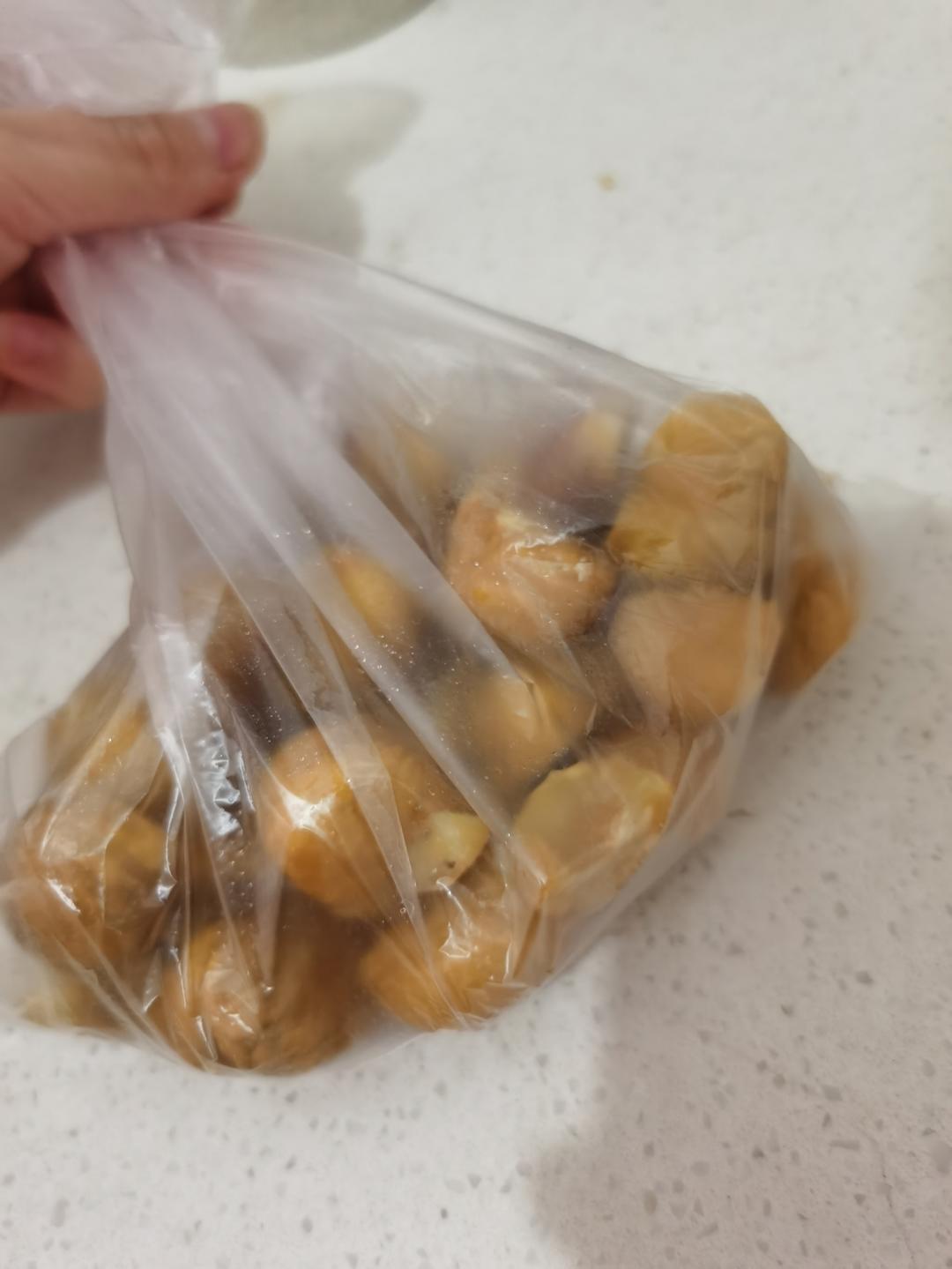 存储栗子的方法