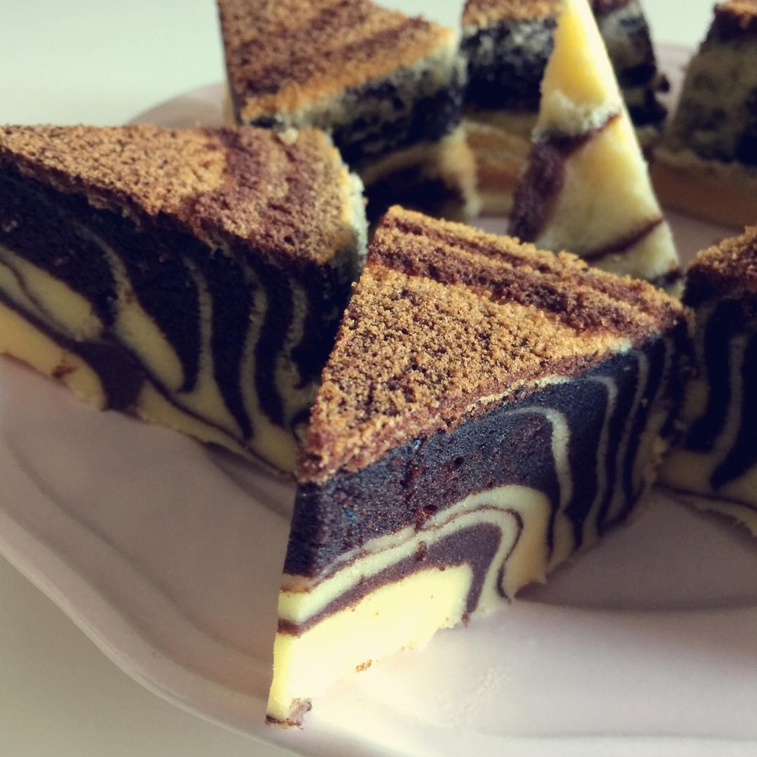 斑马纹酸奶蛋糕