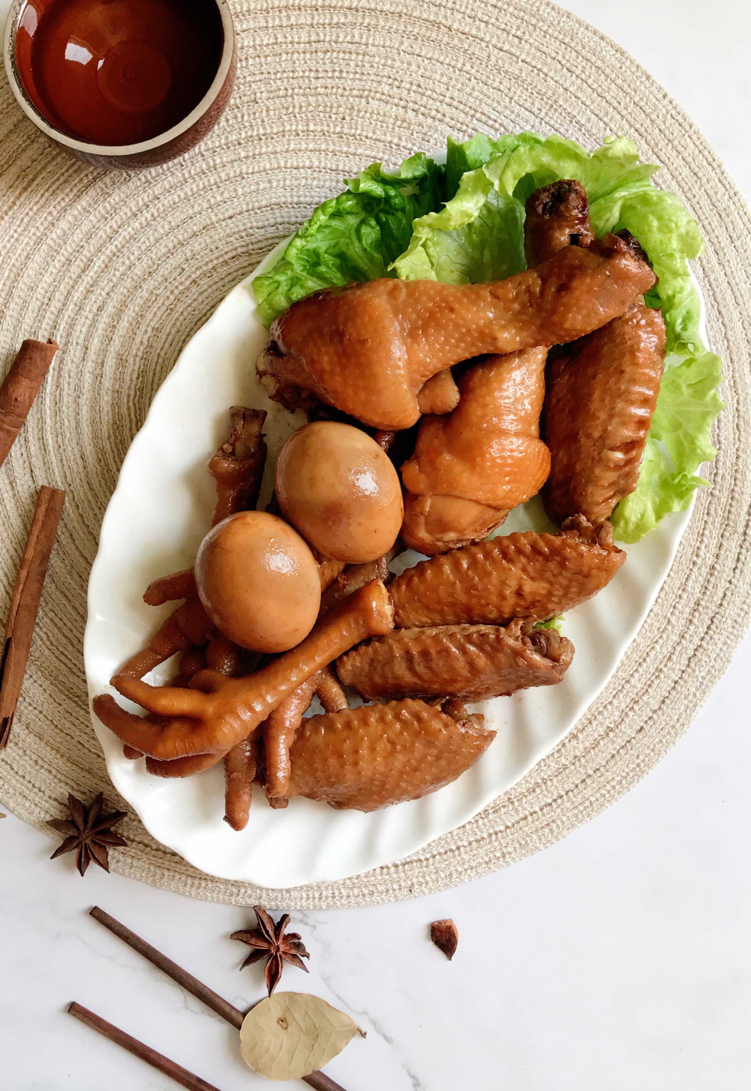 香卤鸡翅鸡爪鸡腿95的做法