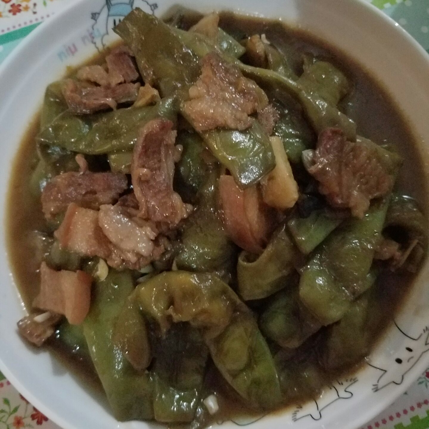 焖扁豆