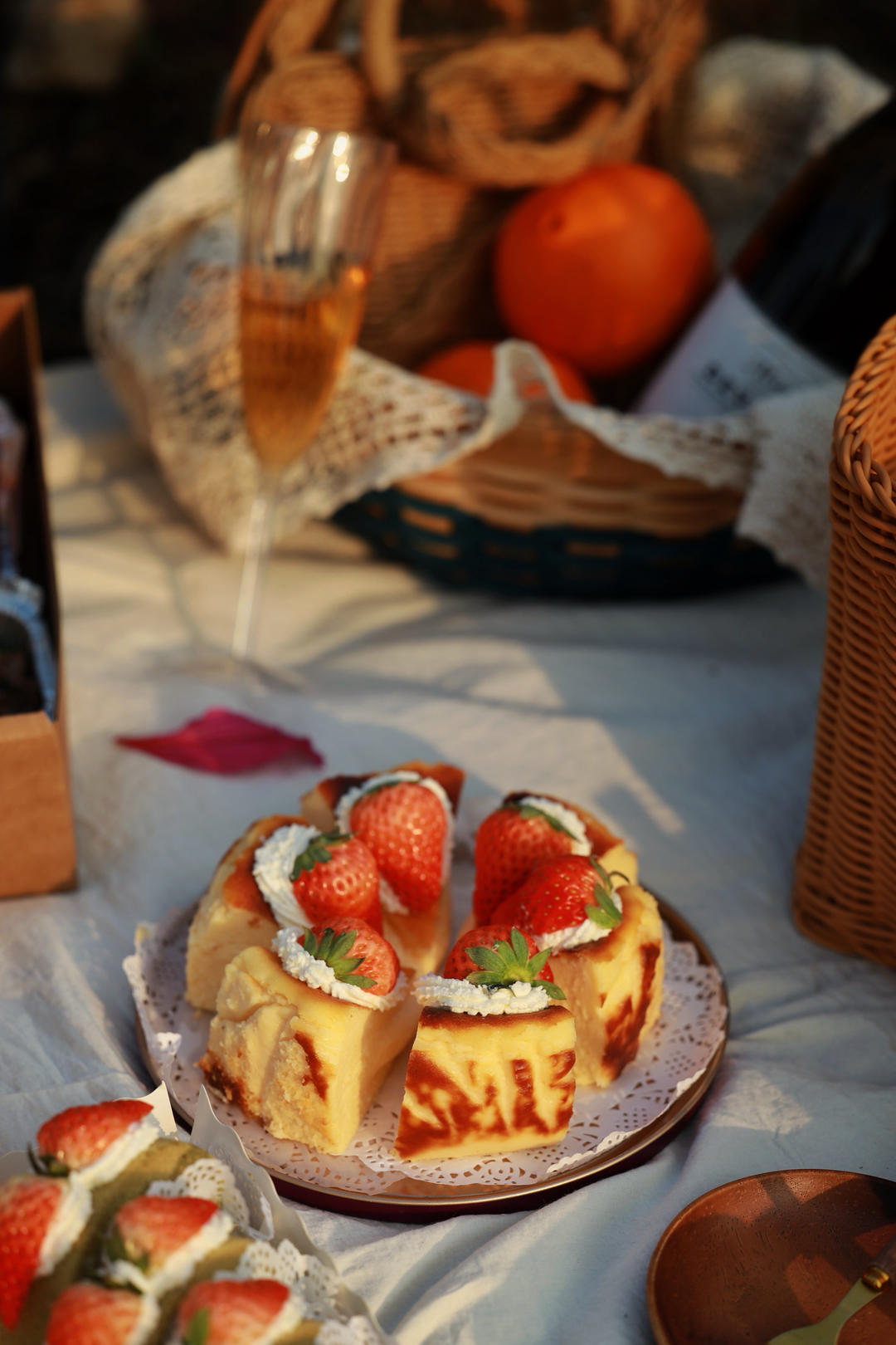 快手的网红basque cheesecake巴斯克焦芝士蛋糕