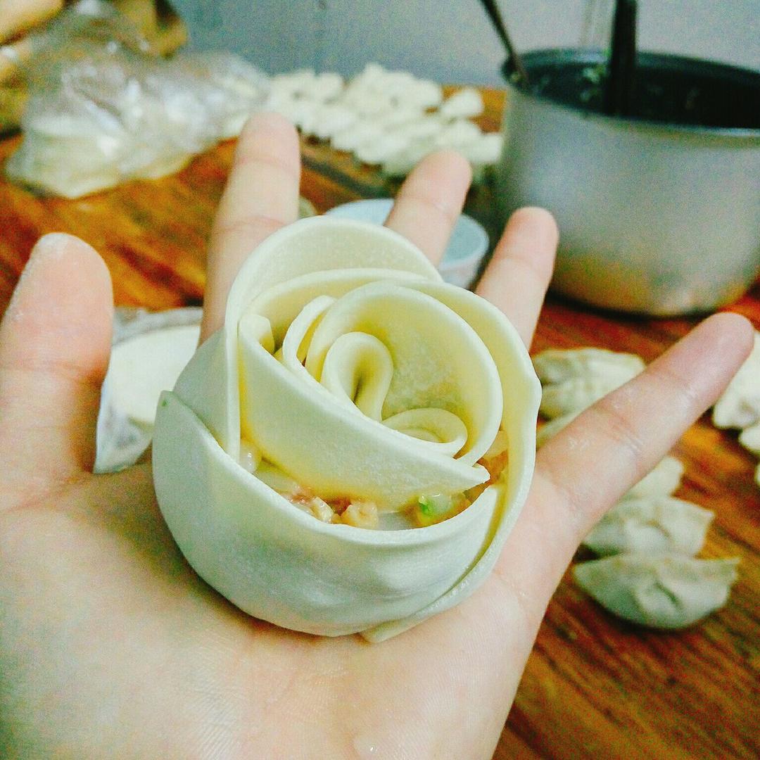 玫瑰花饺子