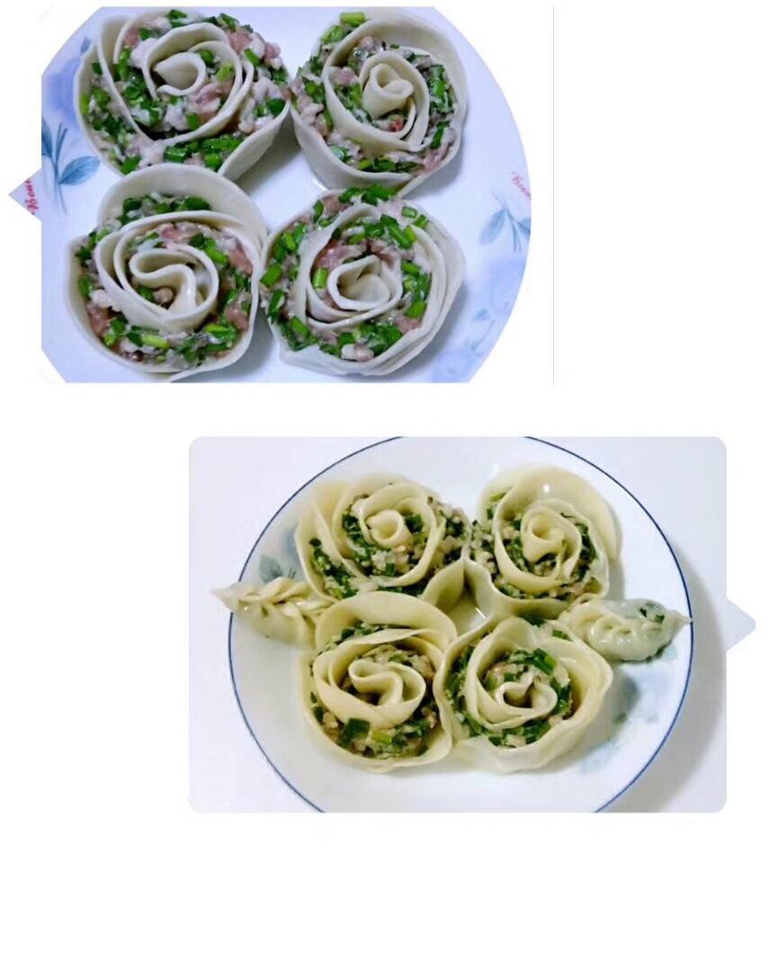 玫瑰花饺子