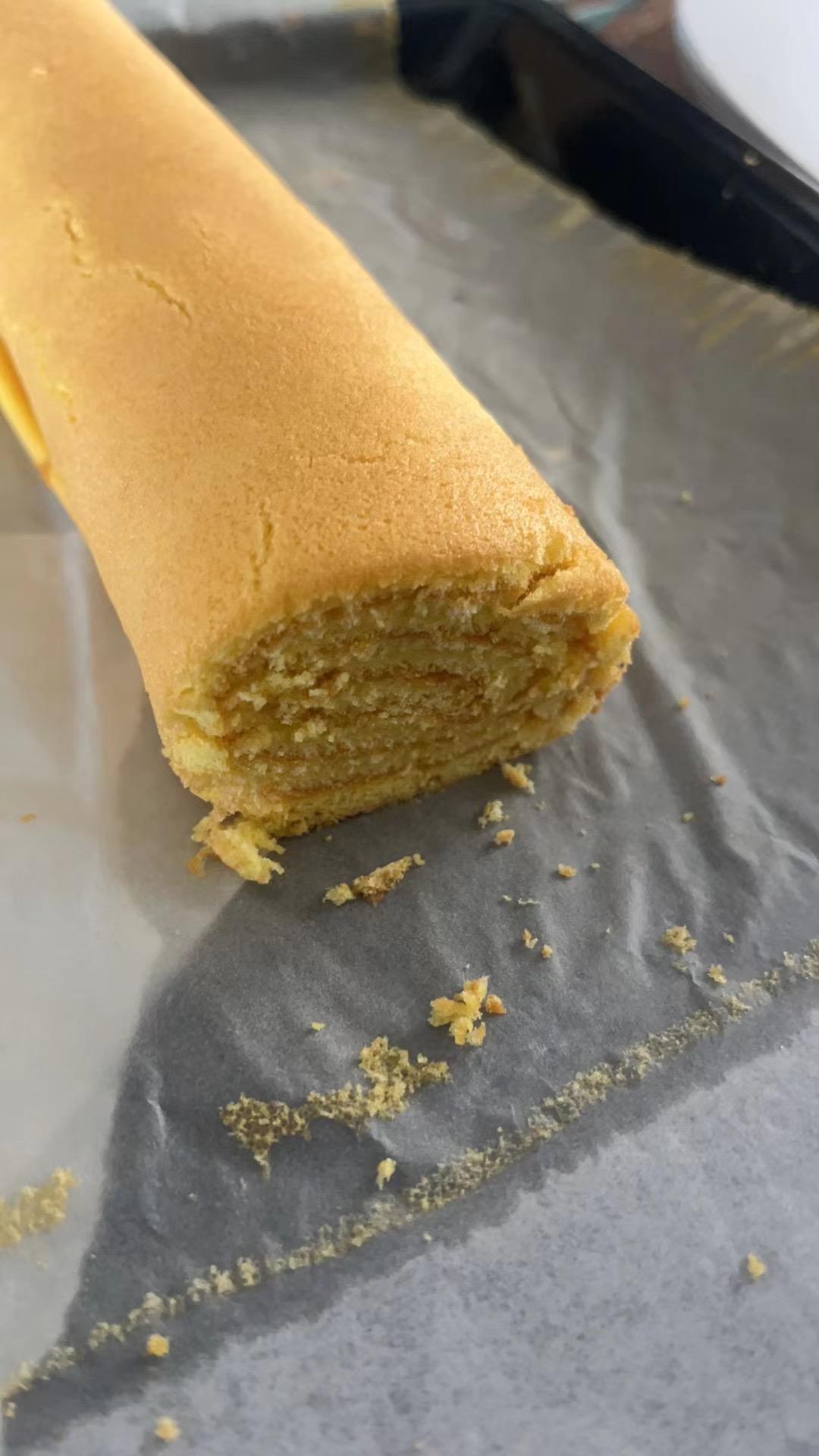 原味基础蛋糕卷