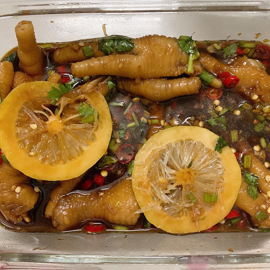 网红柠檬鸡爪（麻麻辣辣）