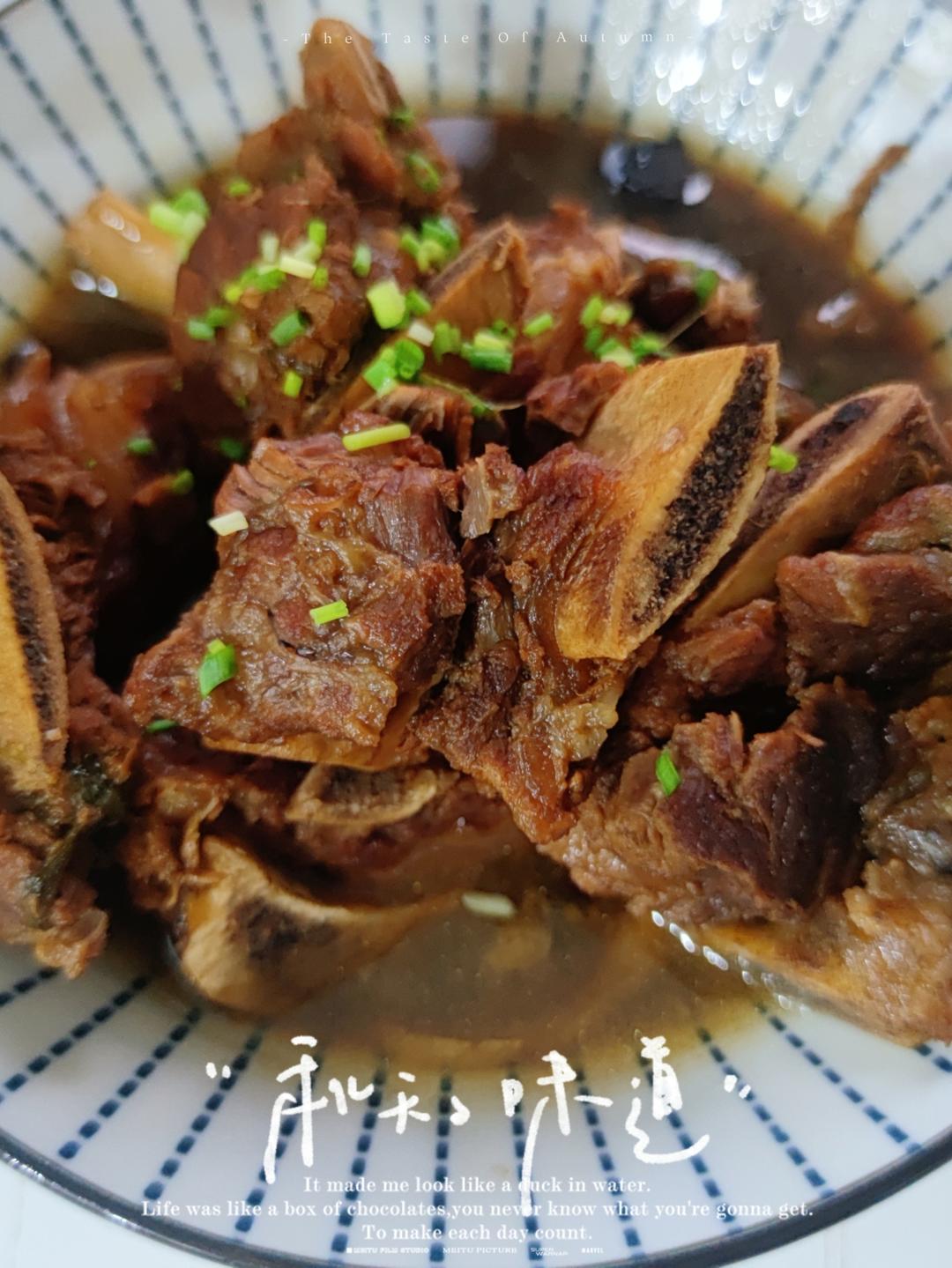 简单易做的硬菜—红烧牛肋骨