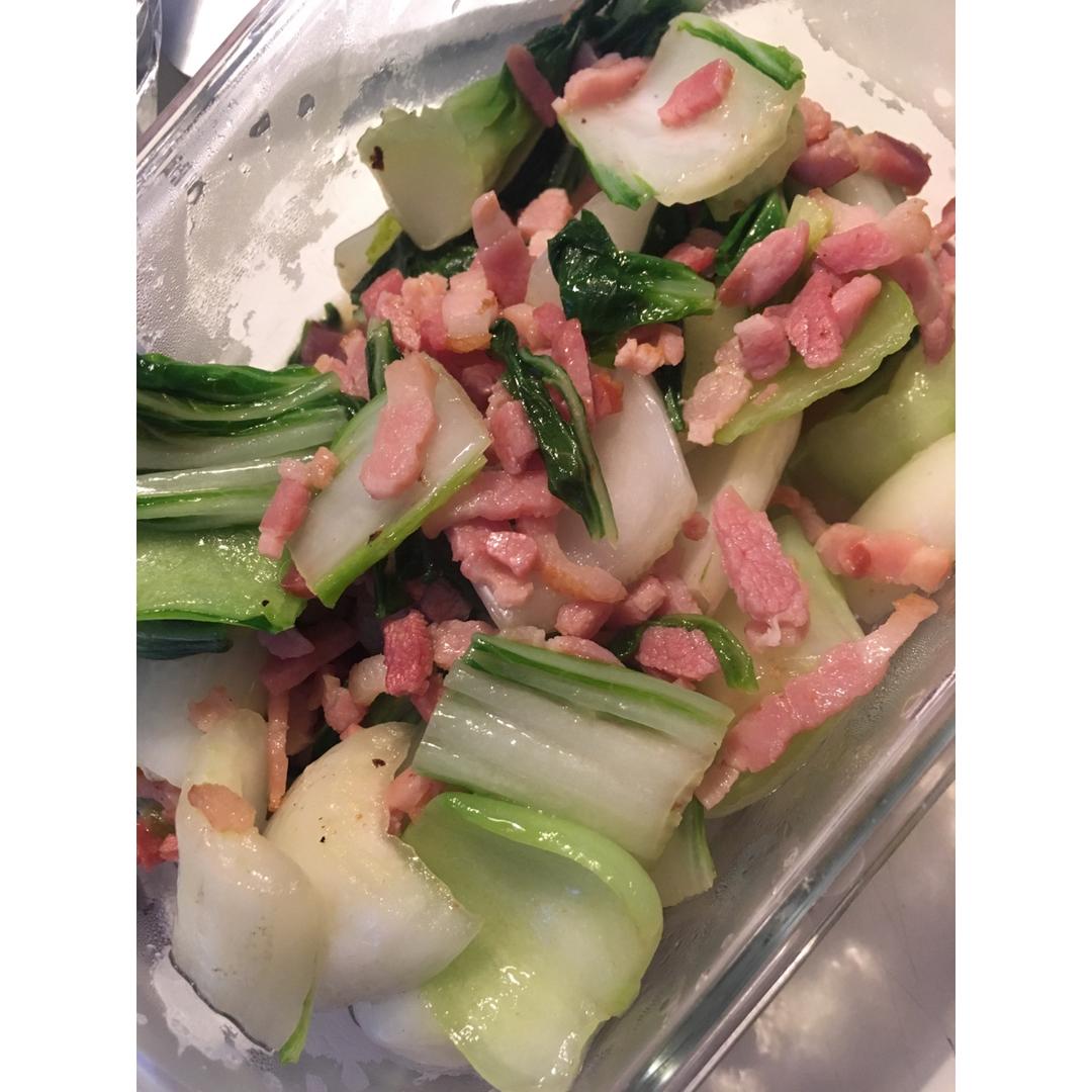 培根娃娃菜
