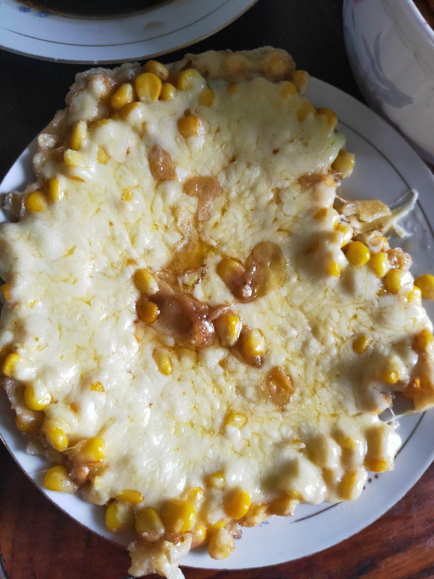 家庭版芝士玉米烙，少油少糖淡奶香