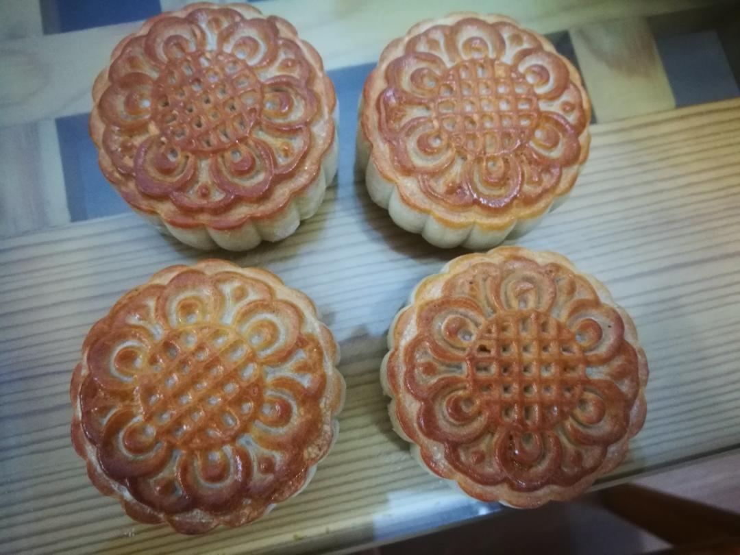 五仁月饼～不用转化糖浆的版本