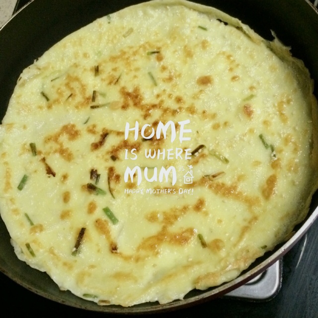 香葱鸡蛋饼