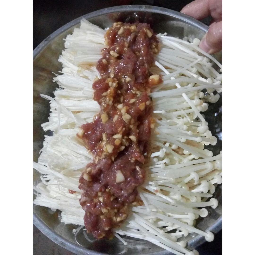 蒜蓉蒸金针菇
