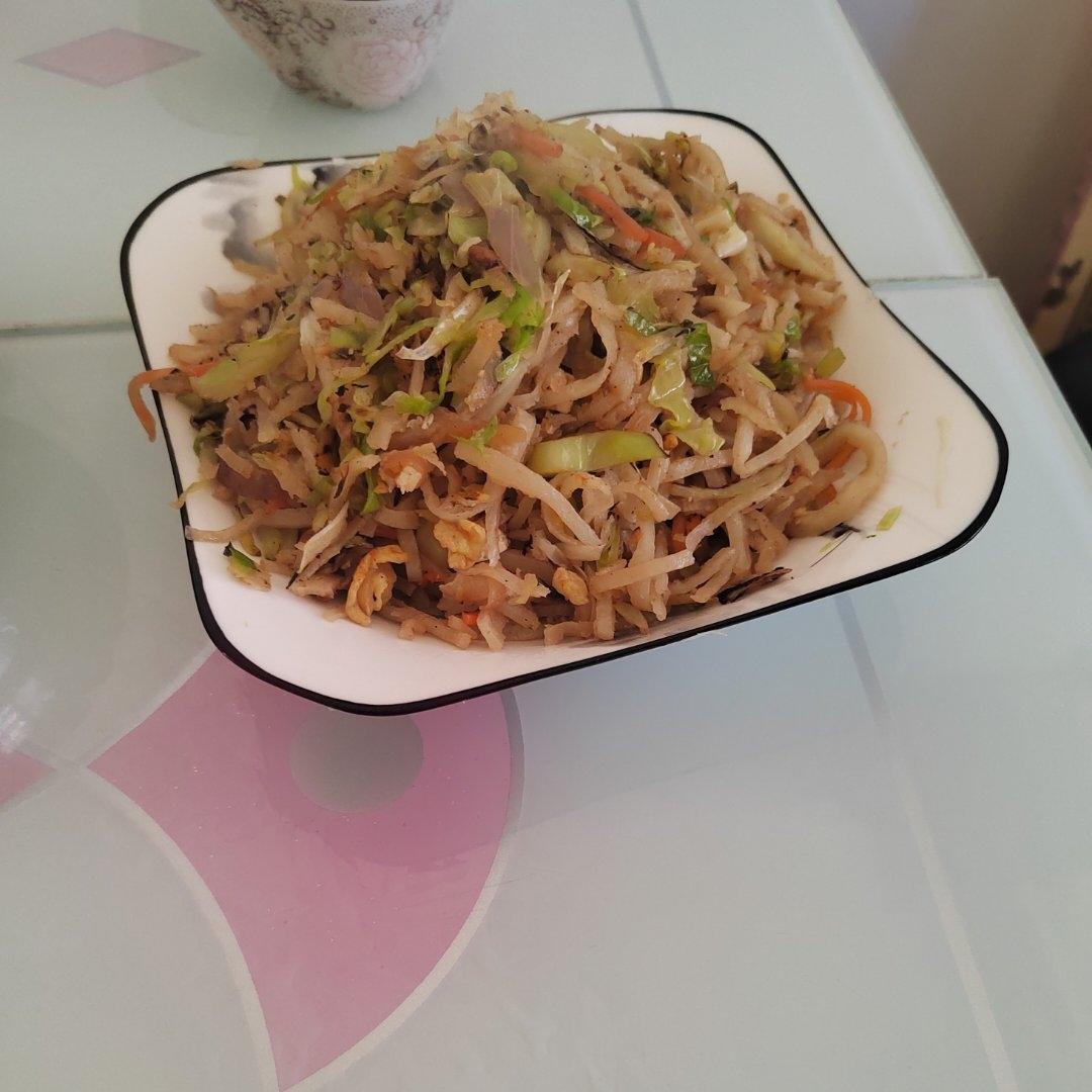陕西私房炒饼[内附饼丝做法]