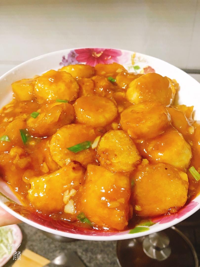 脆皮茄汁日本豆腐