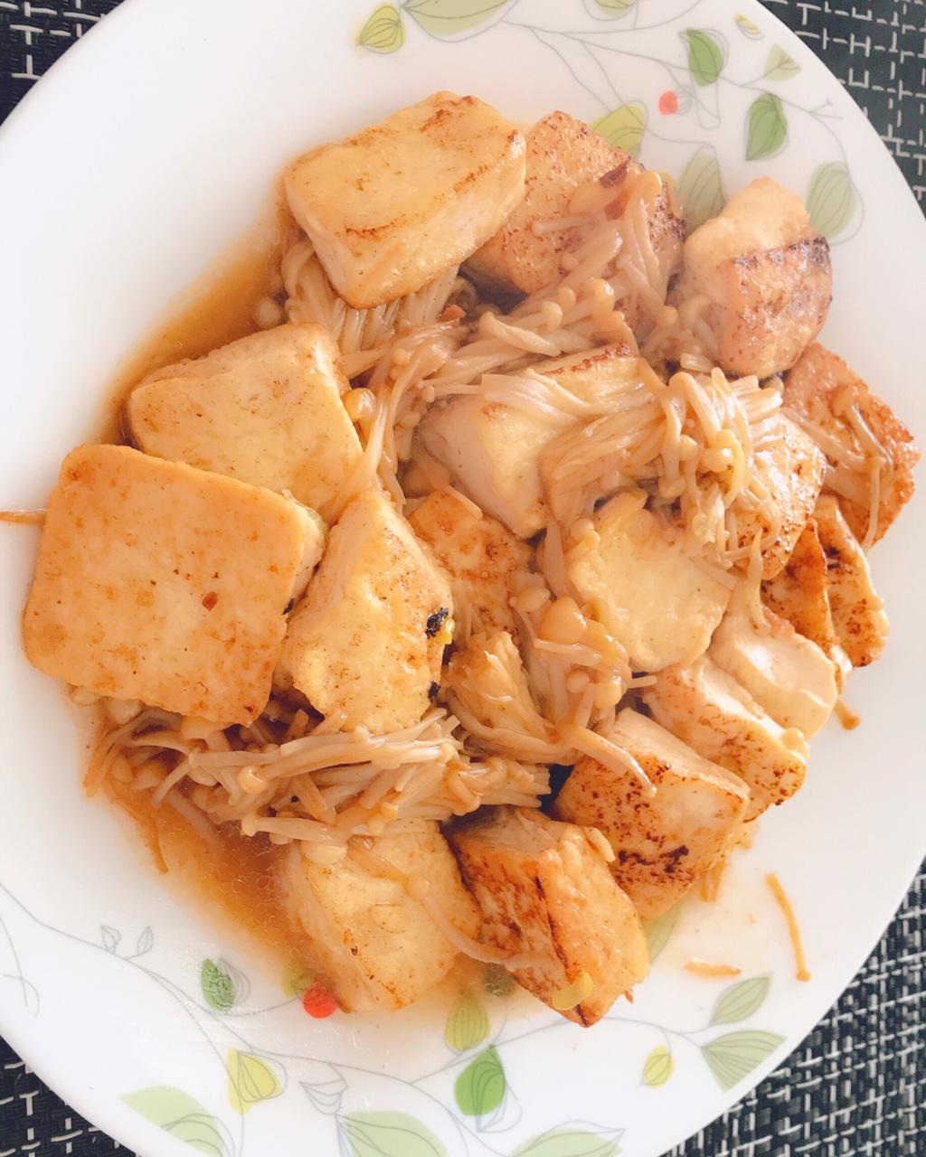 超级下饭菜--金针菇日本豆腐