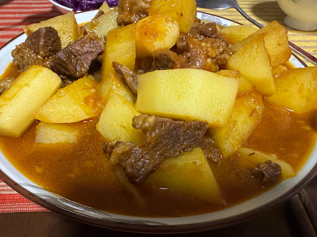 土豆炖牛肉