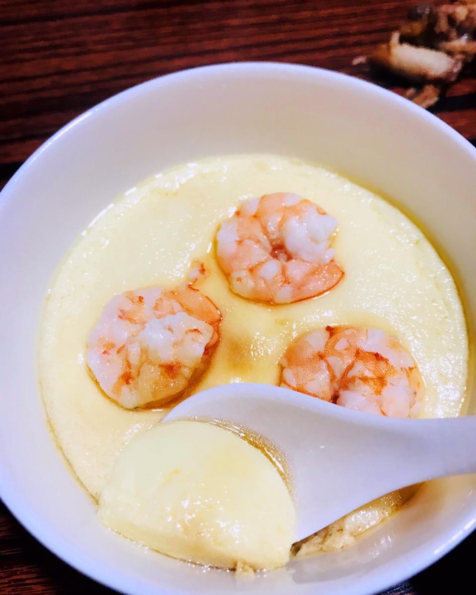 宝宝版虾仁鸡蛋羹