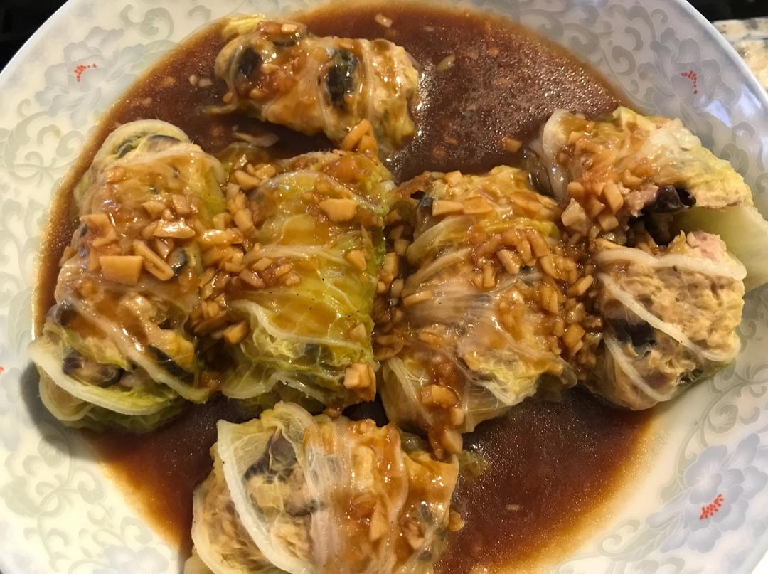 肉酿白菜卷