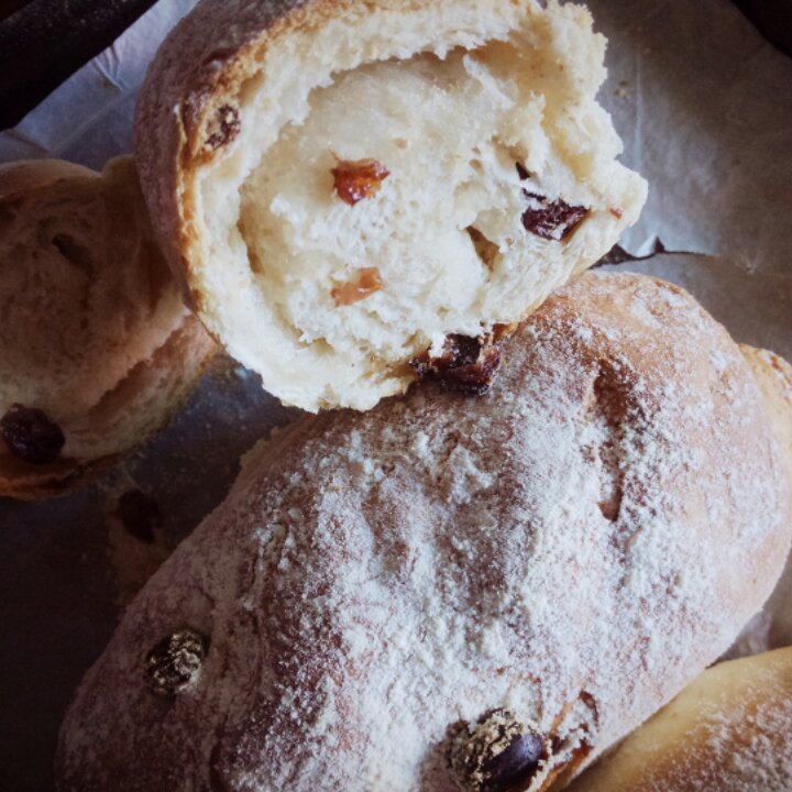 无油无糖全麦果干面包