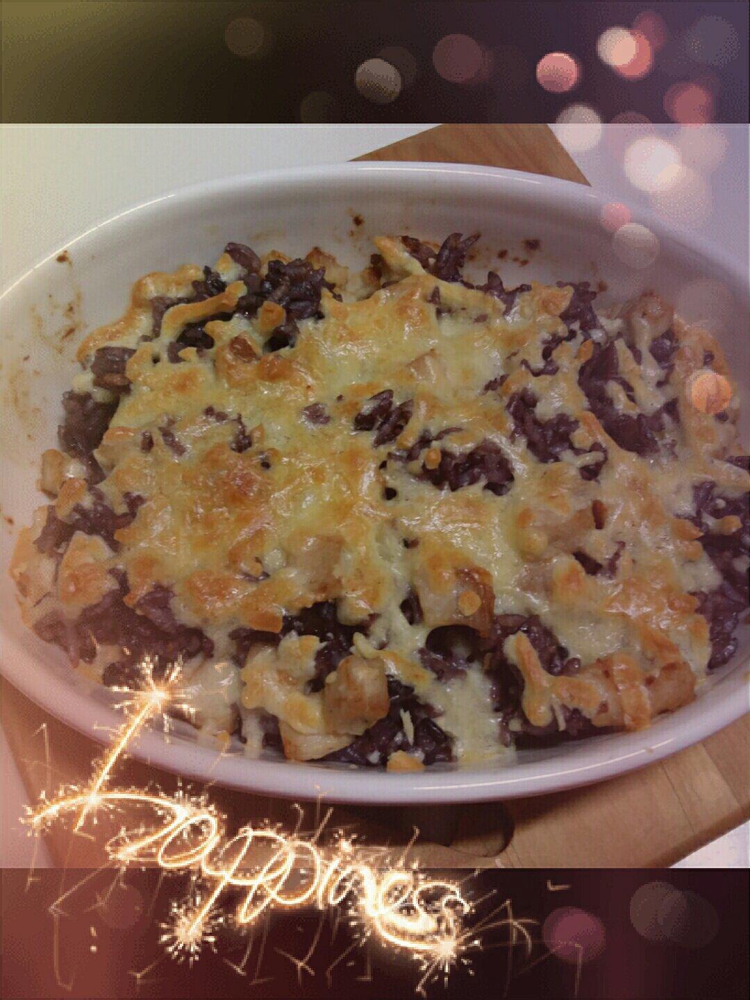 【1-2月北鼎烤箱食谱】焗紫薯西米