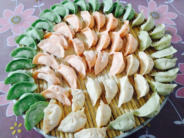 彩色水饺