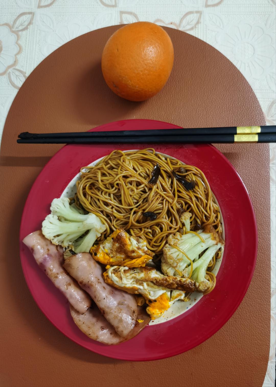 10分钟搞定的一碗葱油拌面