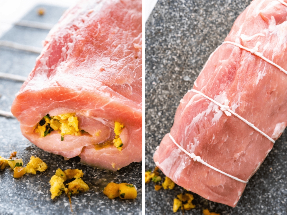 德式猪肉里脊卷（Stuffed Pork Loin）的做法 步骤5