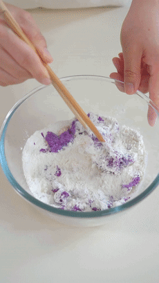 山楂紫薯牛奶小馒头【宝宝辅食】的做法 步骤1