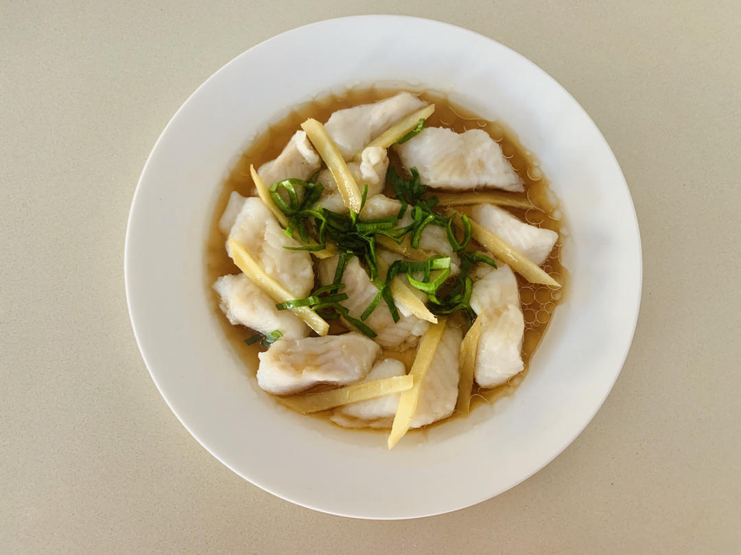 清蒸巴沙鱼柳(龙利鱼)