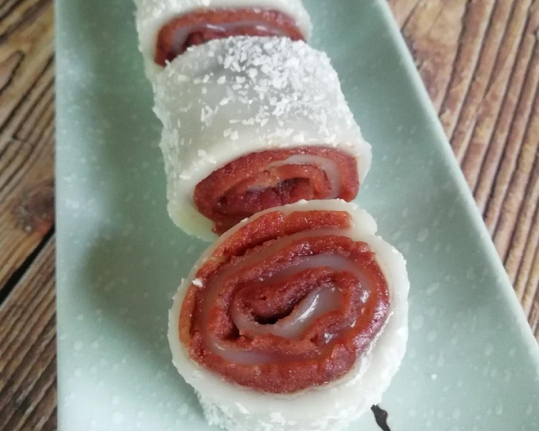 椰蓉豆沙糯米卷