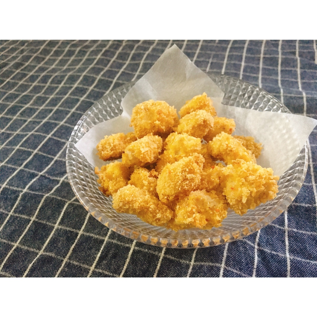 无油鸡米花 (KFC-style Chicken Popcorn)