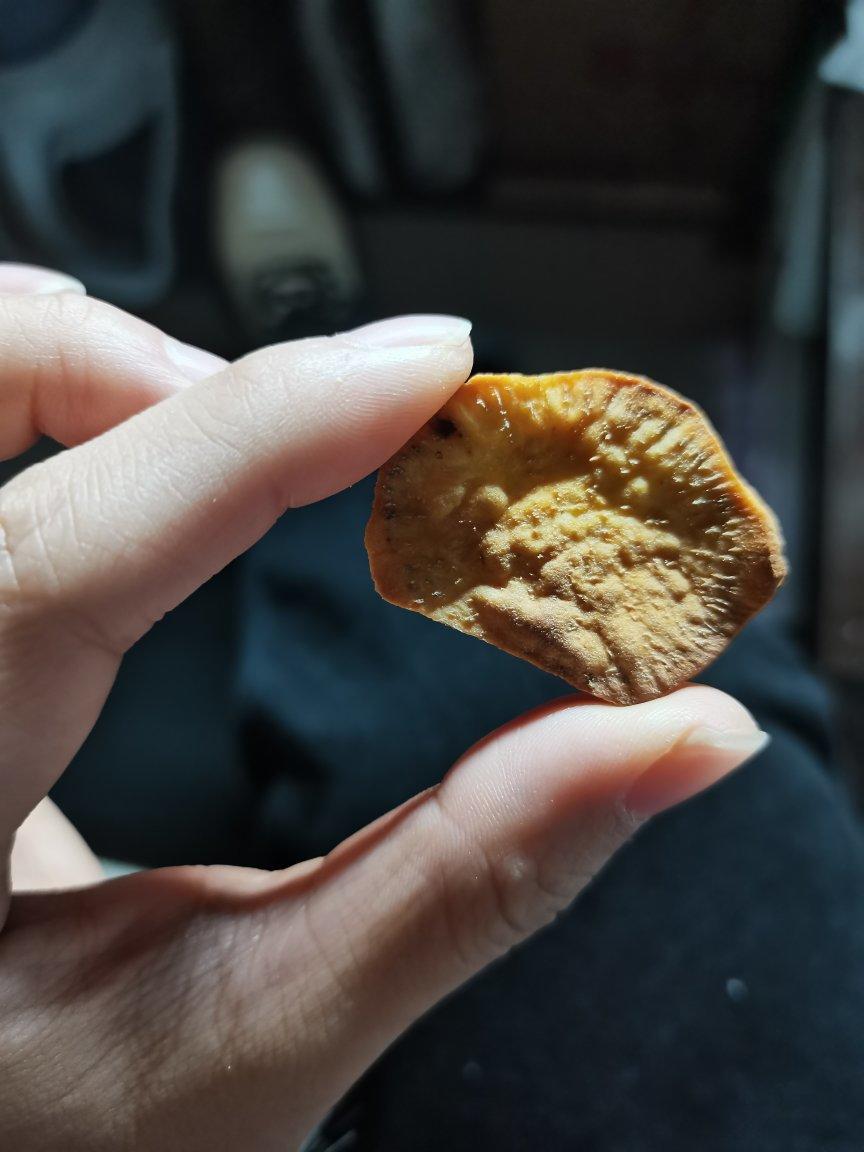 保证脆的烤红薯片（无油）