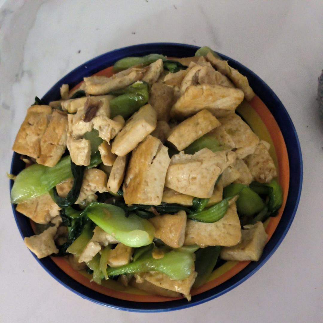 油菜烧豆腐
