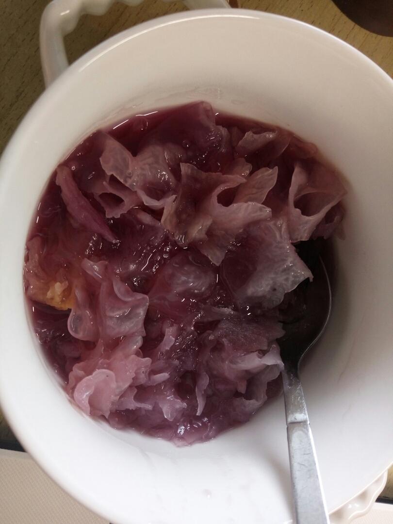 紫薯银耳羹