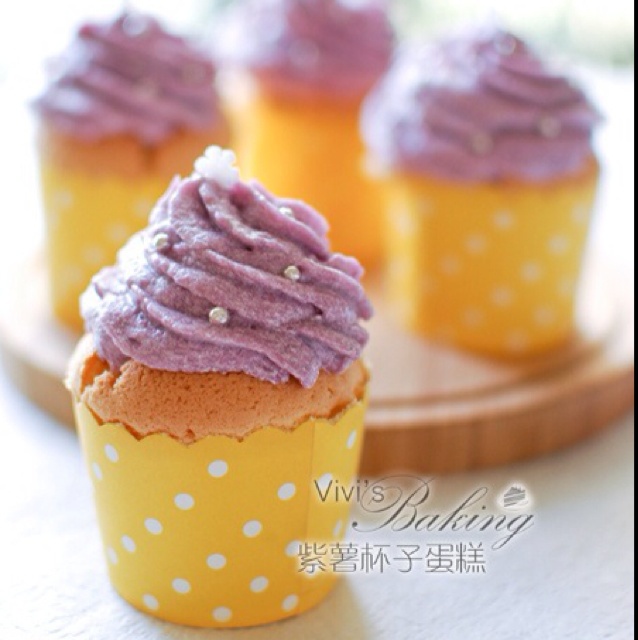 紫薯杯子蛋糕