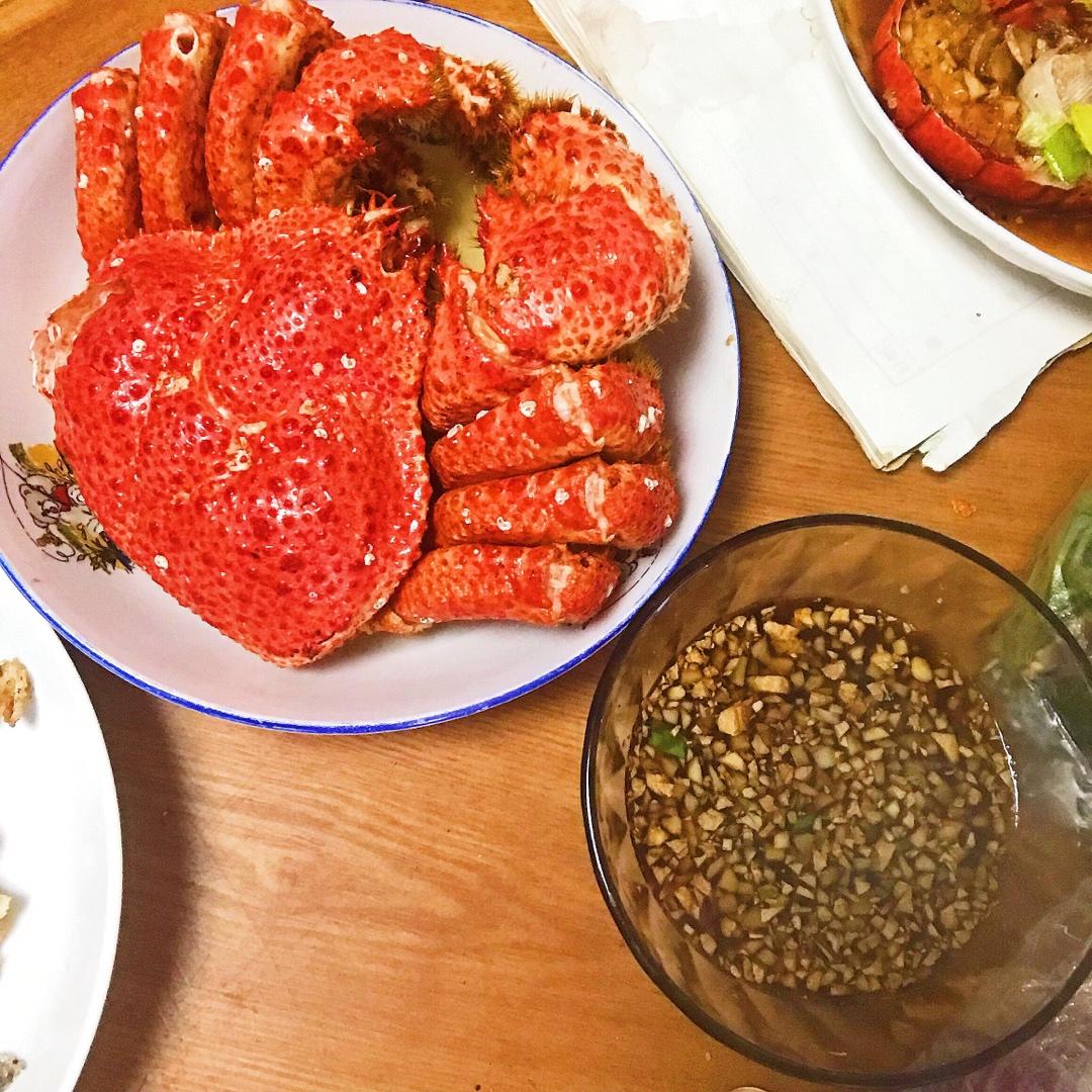 清蒸帝王蟹