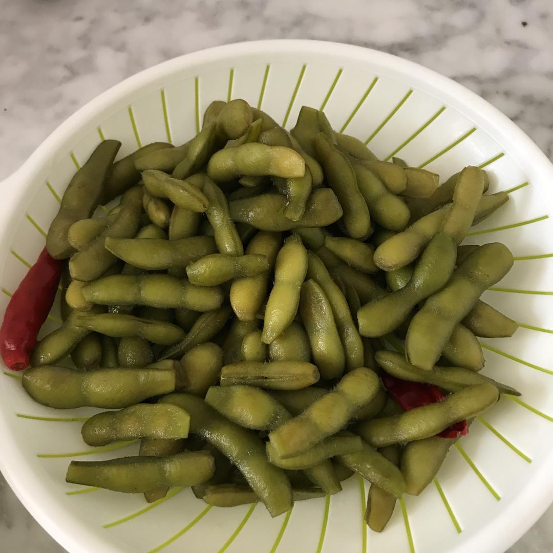 香辣煮毛豆.五香毛豆