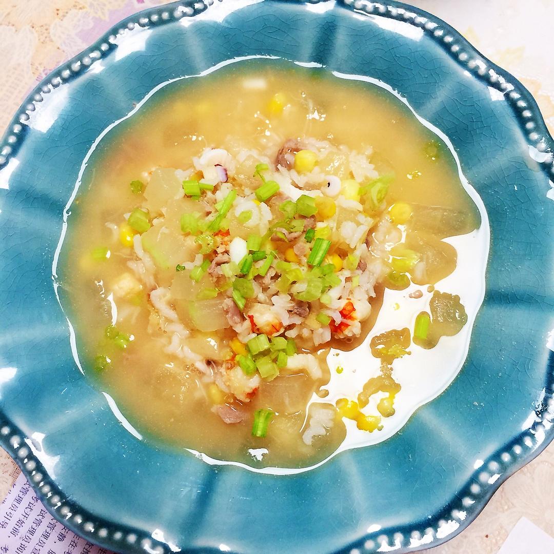 海鲜汤泡饭