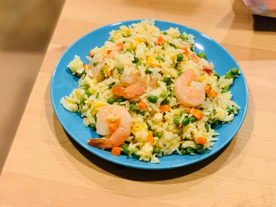 黄金虾仁炒饭