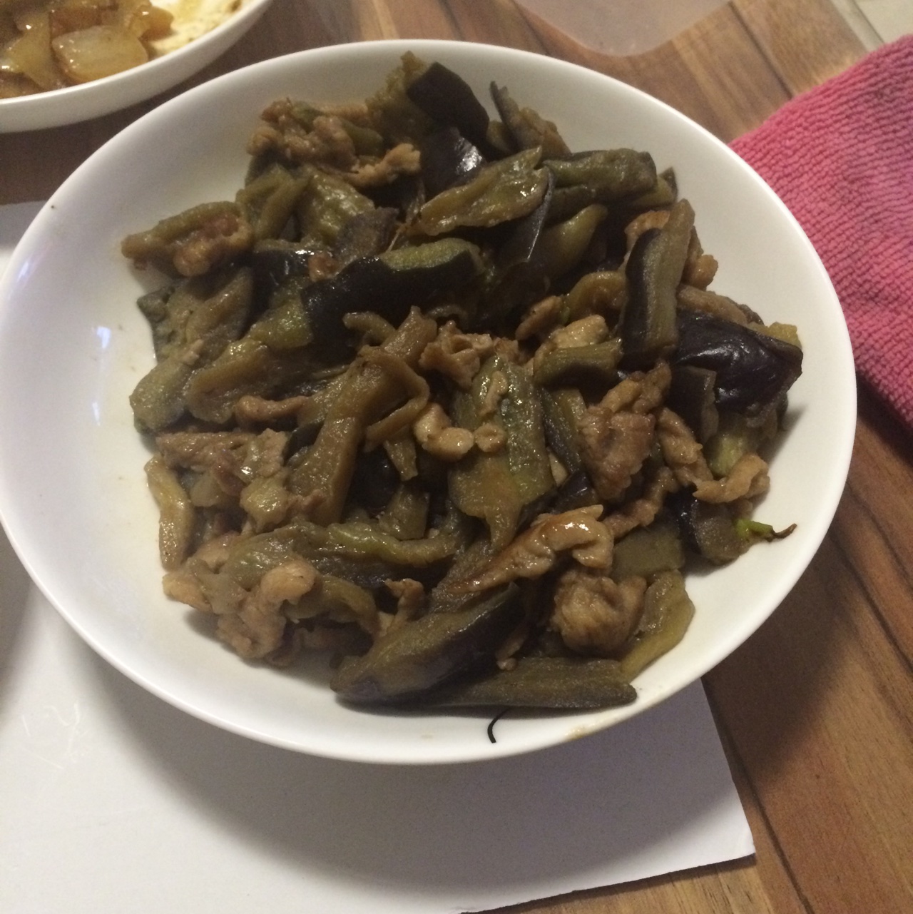 茄子炒肉