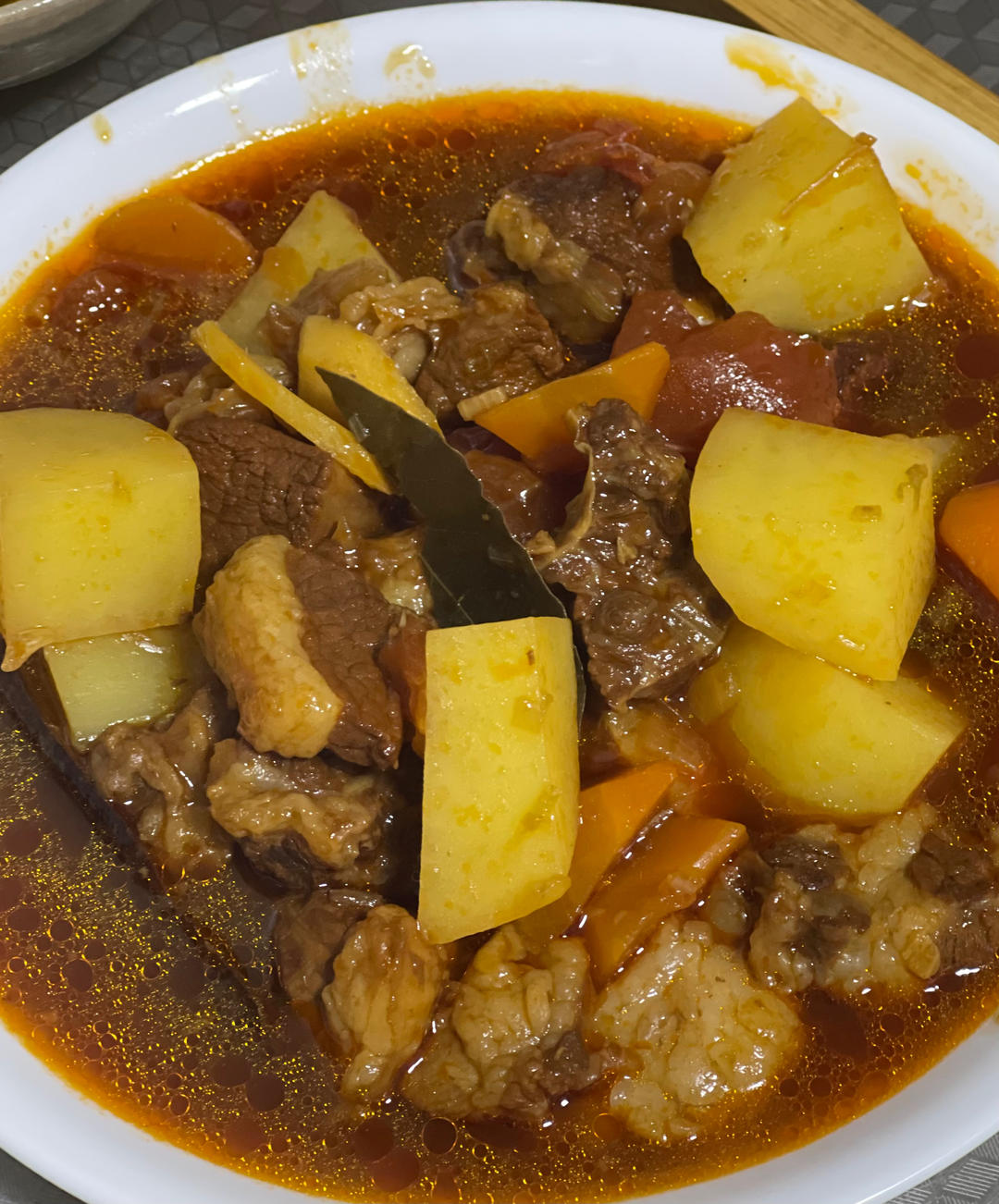 番茄土豆炖牛腩
