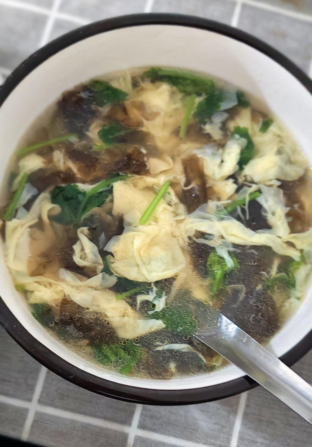 妙招紫菜蛋花汤