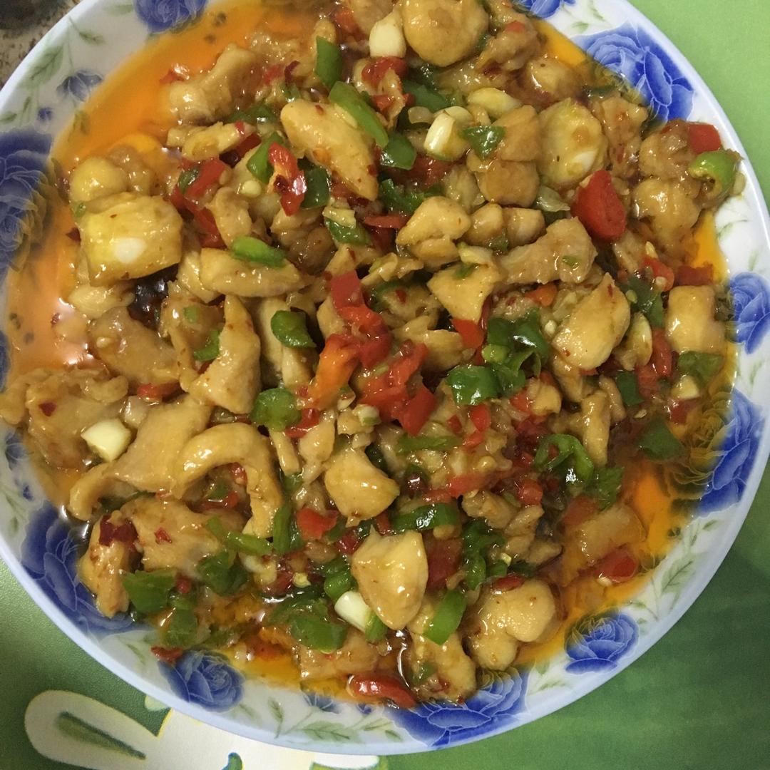 青椒炒鸡腿肉（大厨级别）