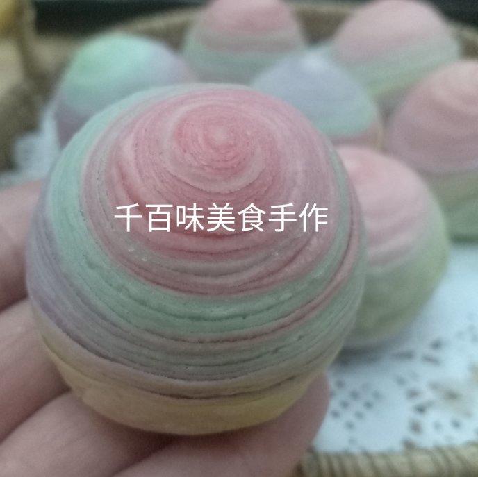 彩虹酥 螺旋酥 五彩酥 各种酥 史上步骤最详细