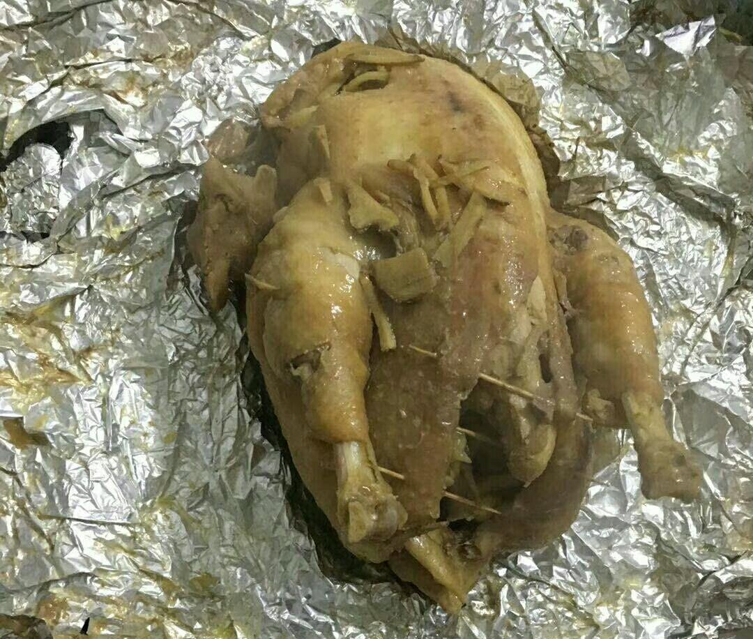 最简单的锡纸烧鸡