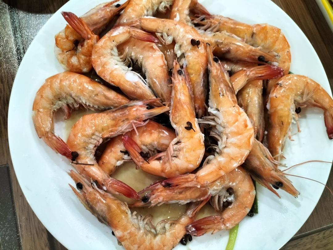 无水版白灼大虾