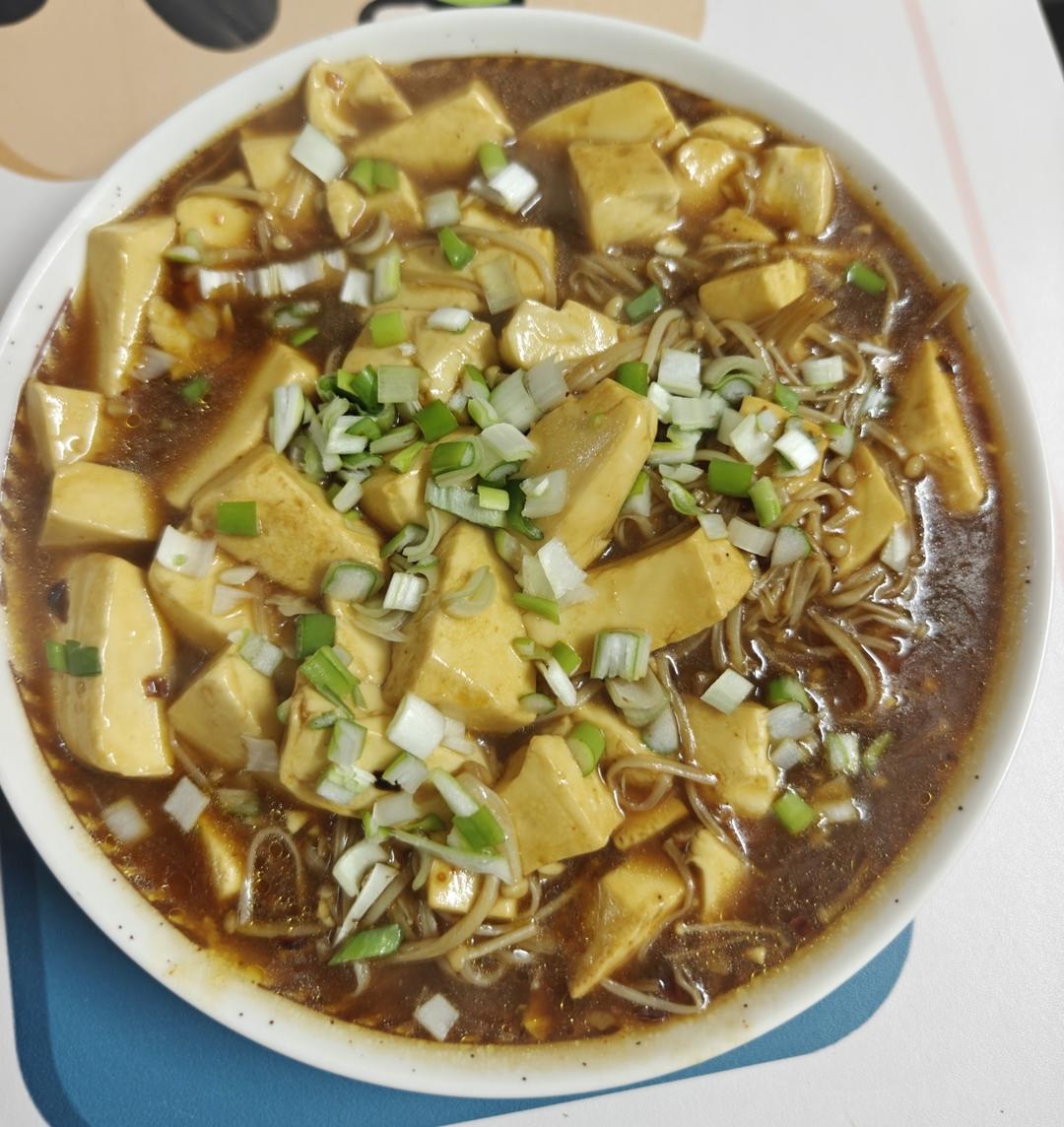 减脂菜！鲜滑香嫩的金针菇豆腐！快手简单！