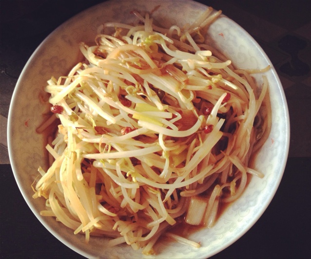 清炒豆芽