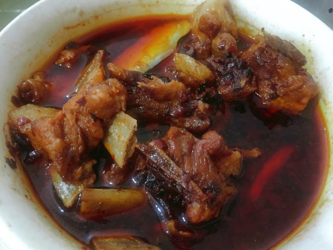老干妈蒸排骨